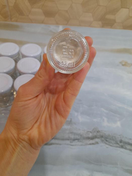 Скляні банки з кришками 42 мл, 12 шт.