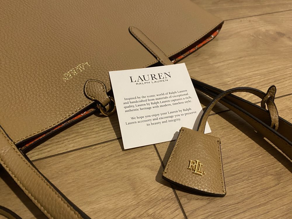 Ralph Lauren Torebka na ramię, NOWA Dwustronna