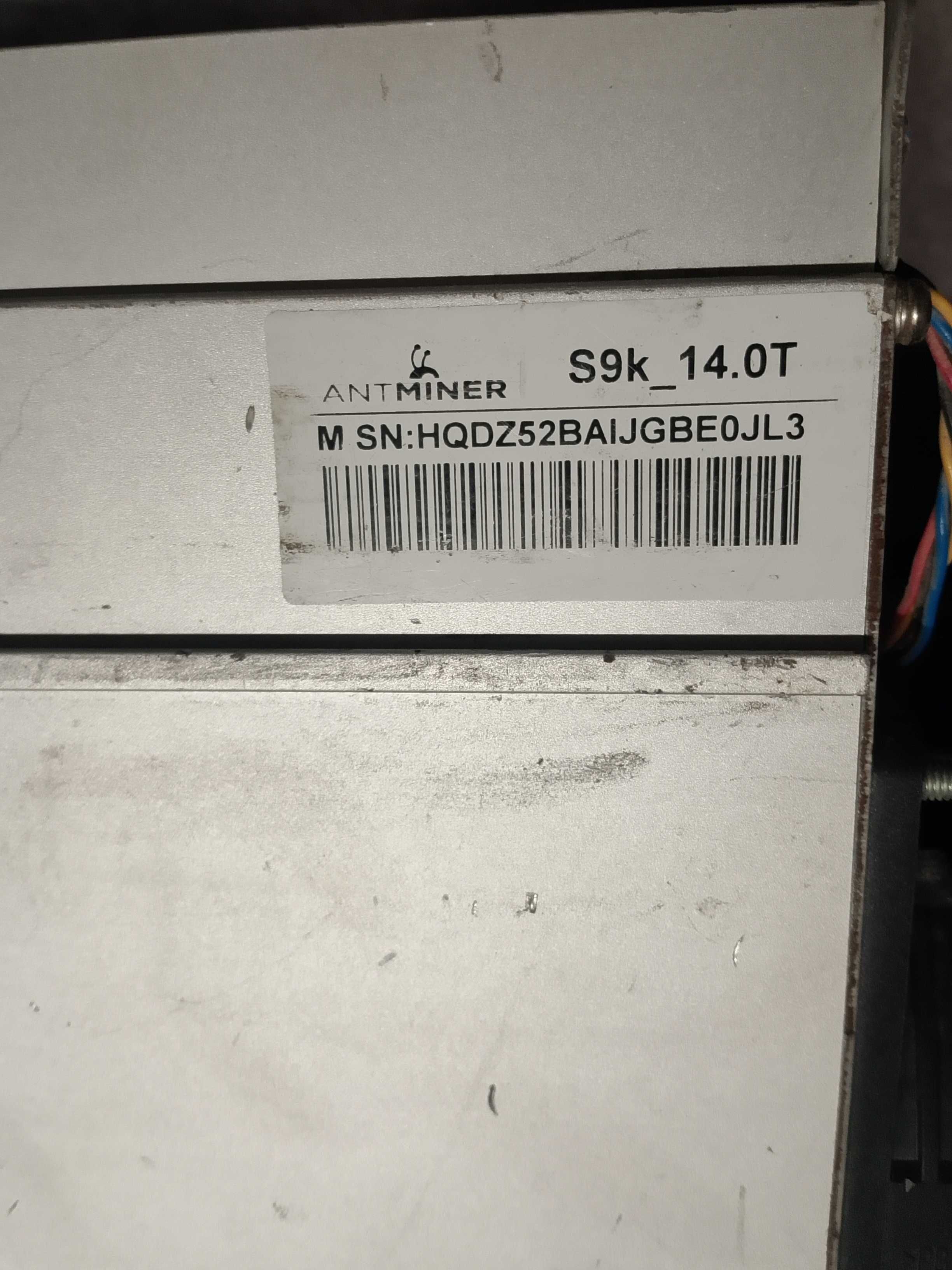 Koparka do kryptowalut Antminer S9k 14T Bitcoin BTC - SHA-256
