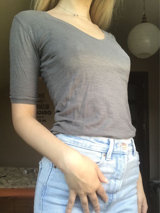 Bluzka szara Abercrombie S