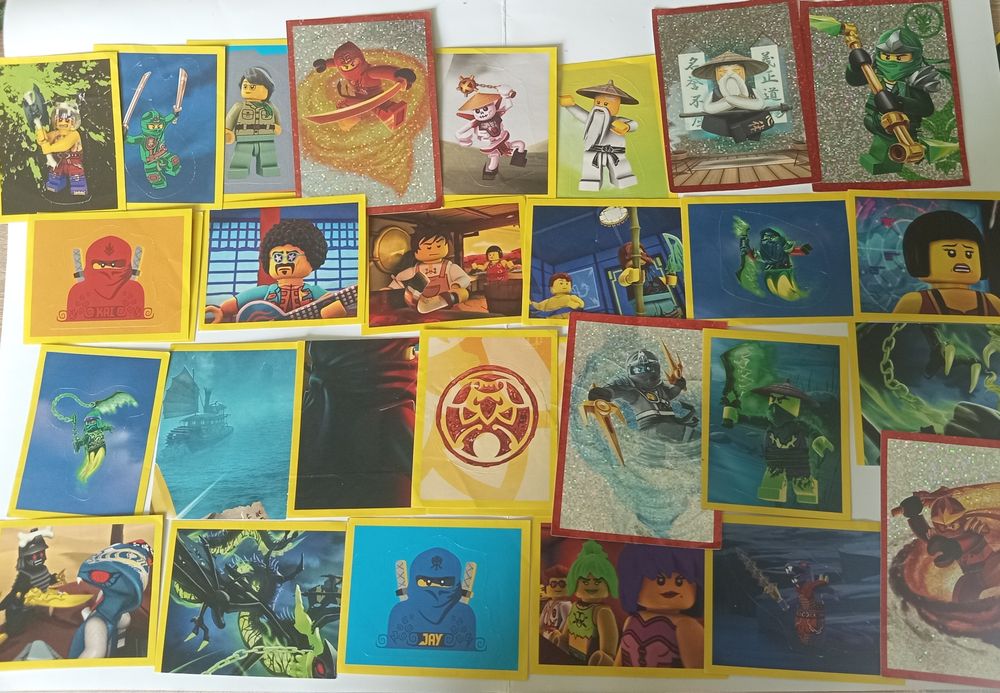 Наліпки  panini лего ніндзяґо, літачки