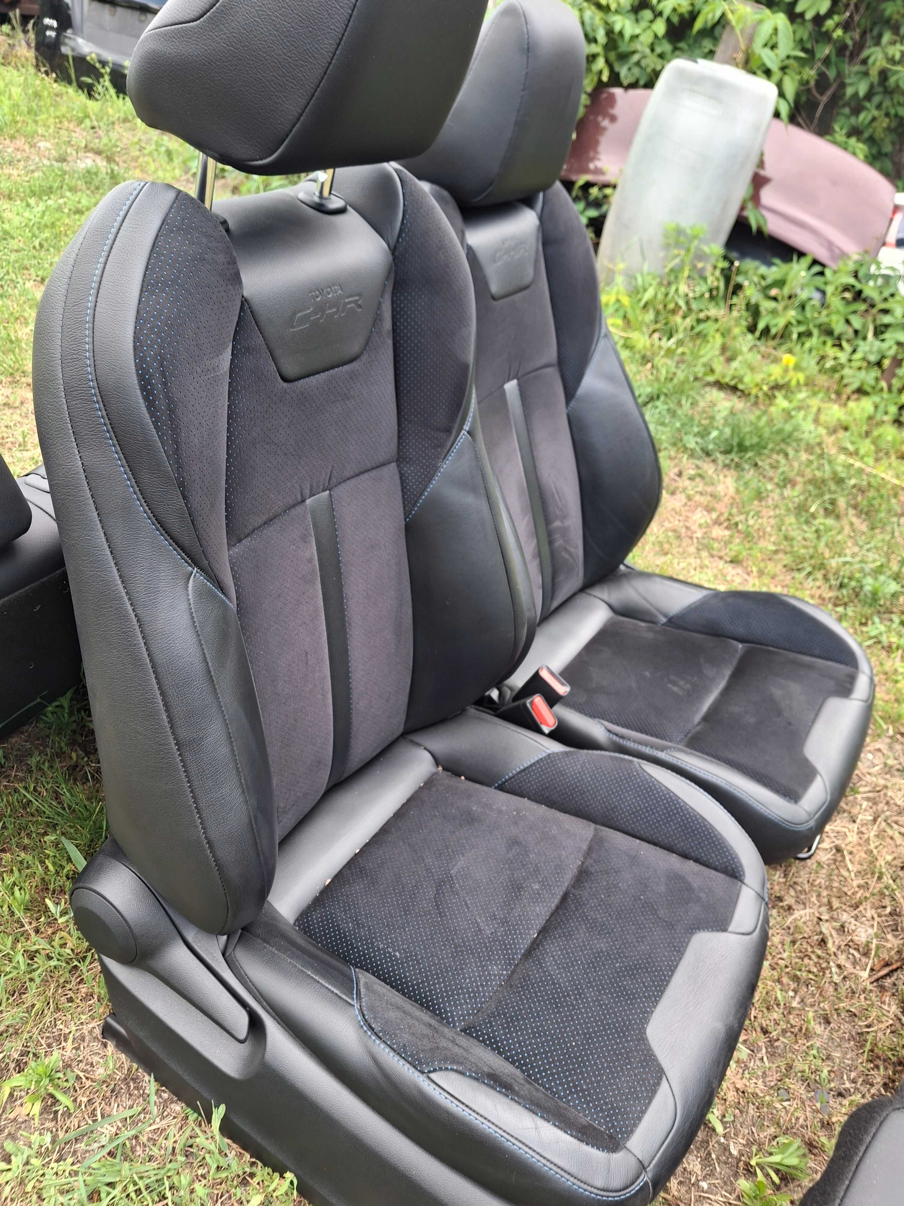 Toyota C-hr 1 16-20 fotele skorzane alcantara kanapy siedziska boczki