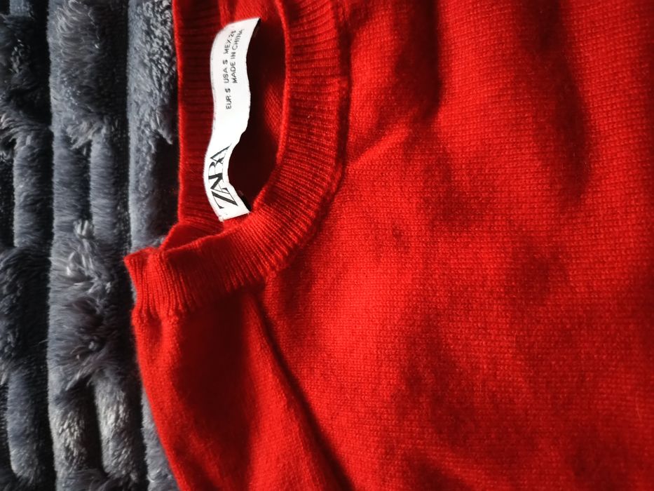 Zara sweter kaszmir wełna