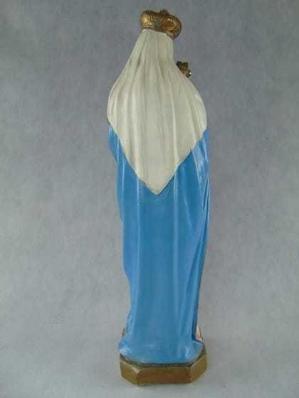 Stara rzadka figurka Matki Boskiej Maryji gipsowa