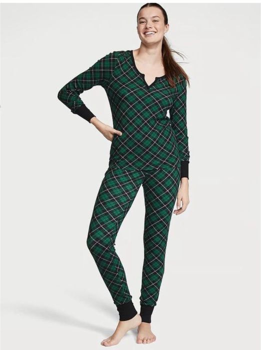 Піжама victoria's secret thermal long pajama set