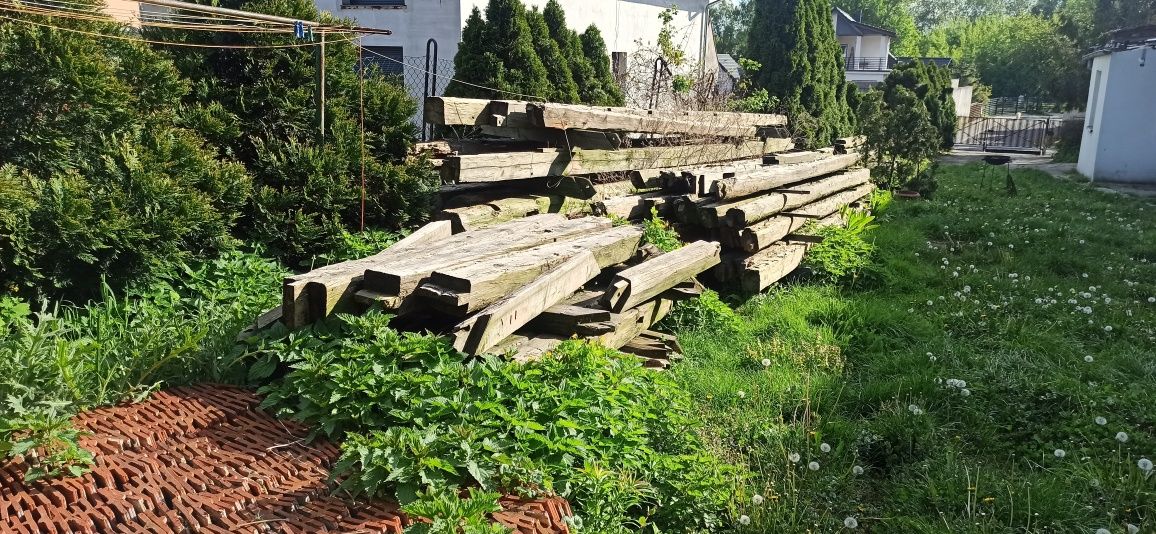 Sprzedam belki , krokwie z rozbiórki stodoły.