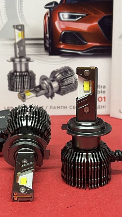 LED лампи Drivex UL-01 H1 H4 H7 H11 H8 H9 HB3 HB4—5500К/ГАРАНТІЯ 18міс