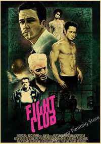 PIĘKNY plakat filmowy vintage FIGHT CLUB