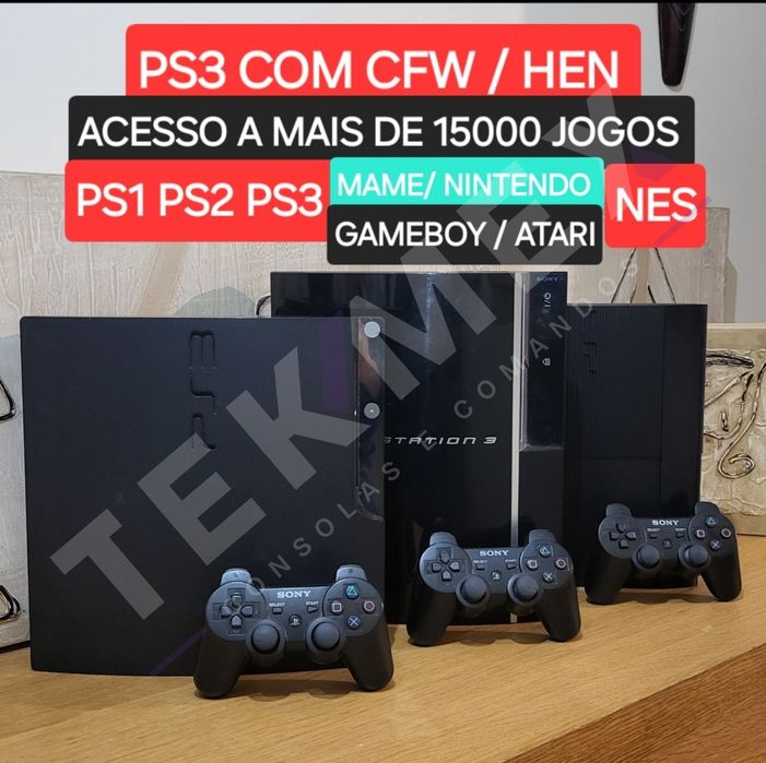 Ps3 com 15000 jogos