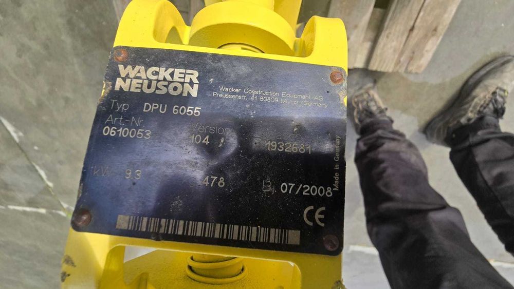 Zagęszczarka Wacker Dpu 6055 Bomag Weber Ammann Dynapac