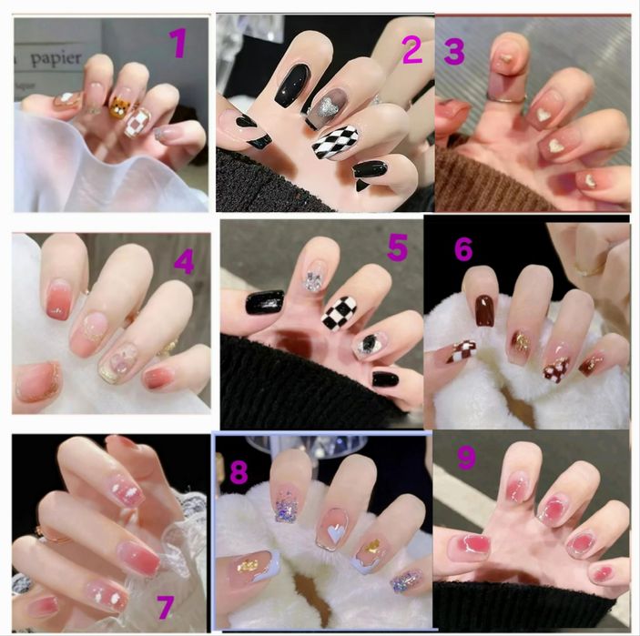 ‼️Накладні нігті та тіпси з дизайном на всі смаки‼️