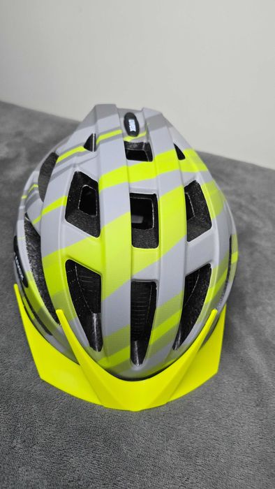 UVEX Air Wing CC grey lime matt Kask Rowerowy rozmiar 52-57cm