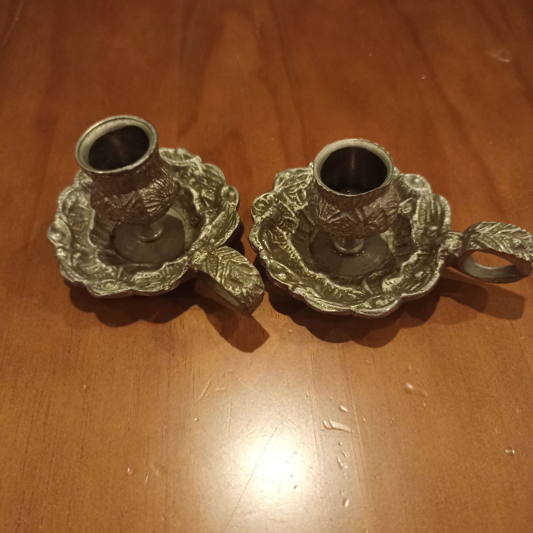 Peças em estanho e casquinha