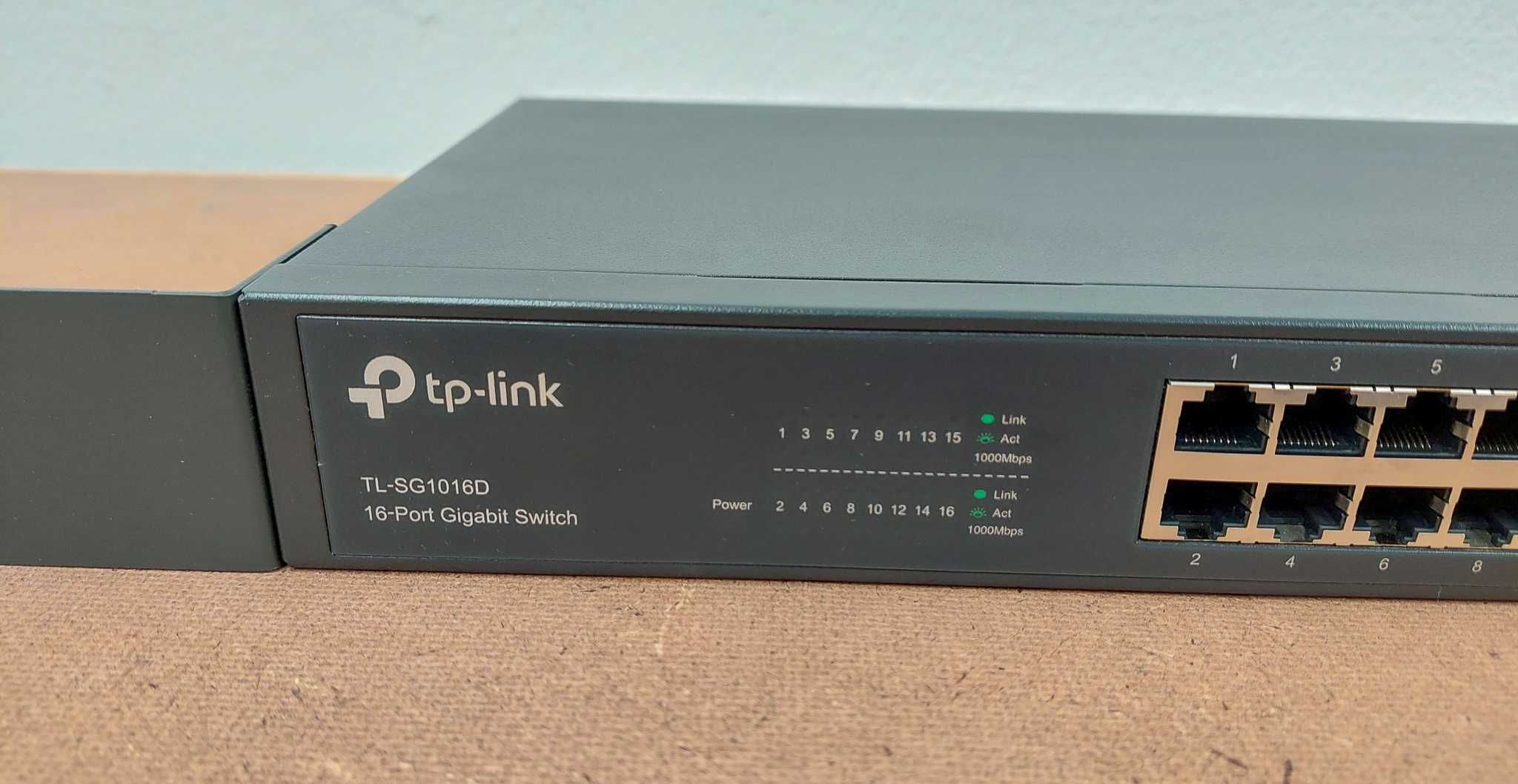tp-link TL-SG1016D 16-Port Gigabit Ethernet Switch c/ Rack Mount