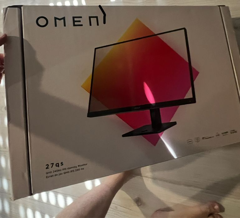 Monitor HP Omen q27 2k 240hz 0.03 novo (caixa)