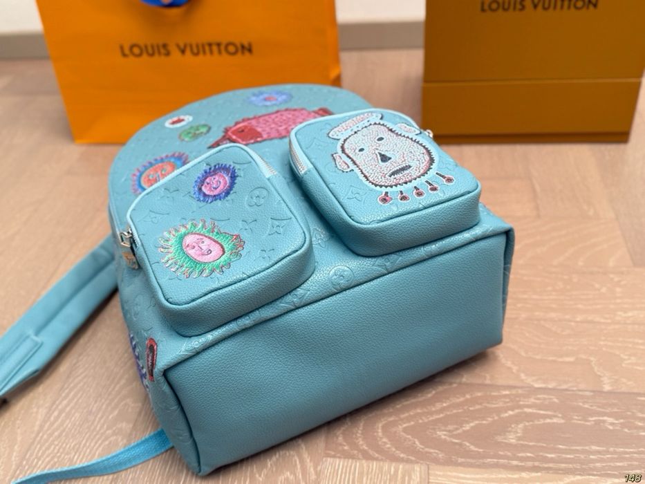 Louis Vuitton Multipocket virgil abloh рюкзак голубой мужской унисекс