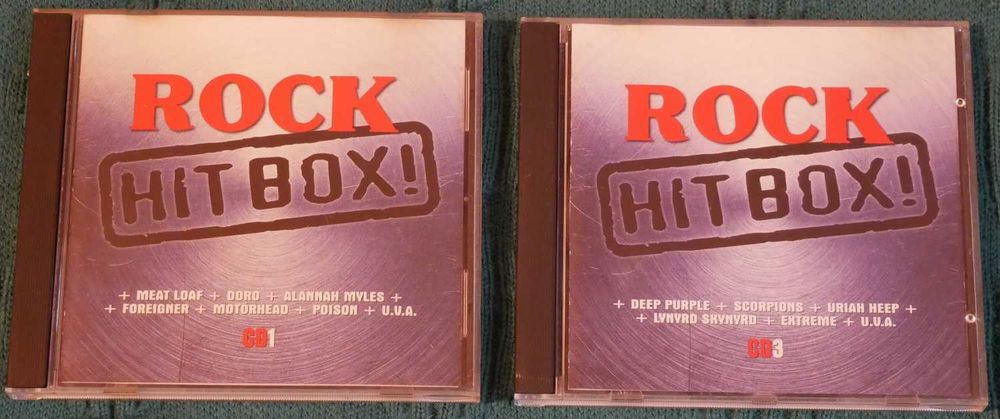 2CD kolekcja Rock HitBox1 - rockowe hity lat 80-tych