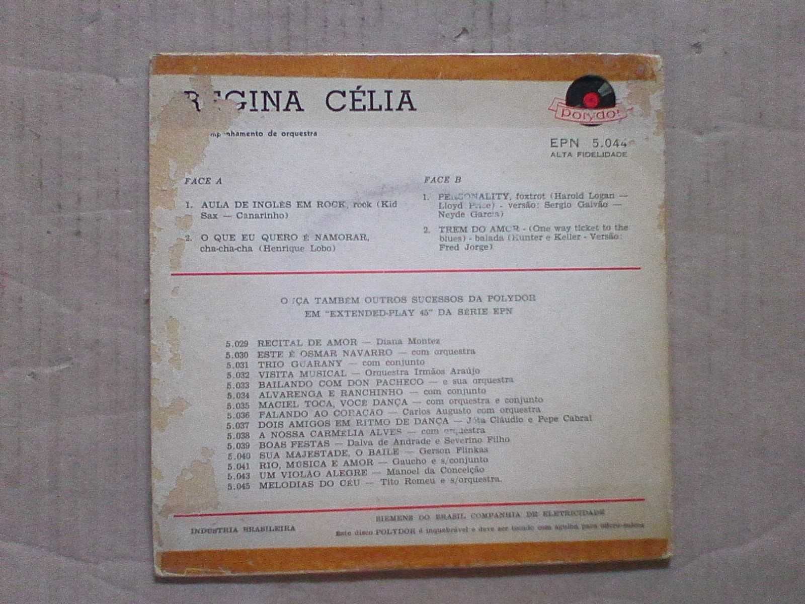 Regina Célia - C/ Acompanhamento de Orquestra
