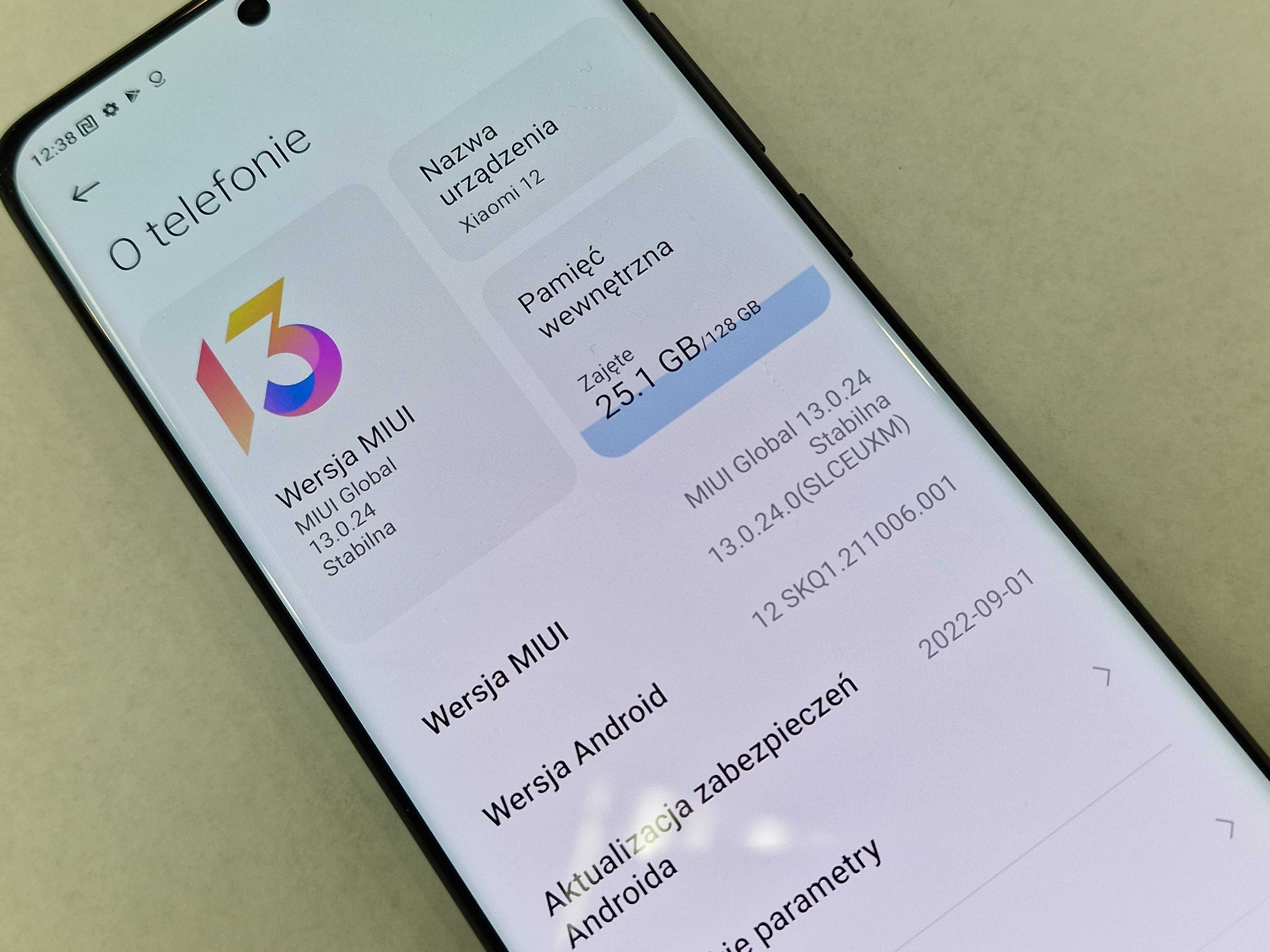 Xiaomi 12 5G Dual SIM/ 8GB/ 128GB/ Gray/ Grade A + ładowarka
