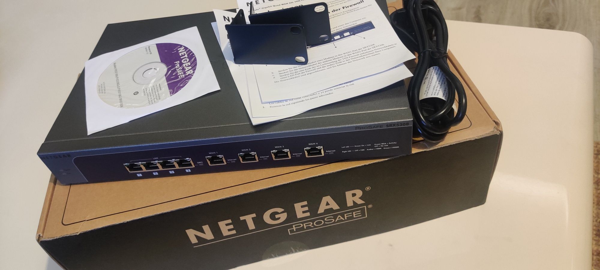 Netgear QUAD WAN SSL Gigabit VPN FW Zapora sieciowa