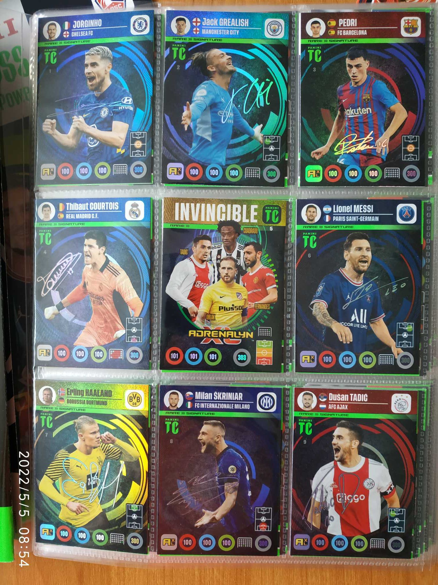 Panini Top Class 2022 Champions Power - album plus komplet 351 kart