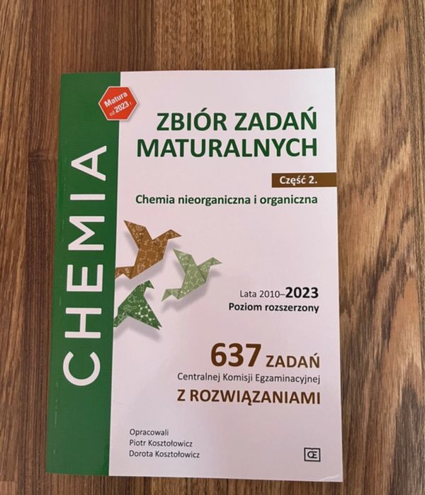 Zbiór zadań maturalnych część 2 chemia nieorganiczna i organiczna