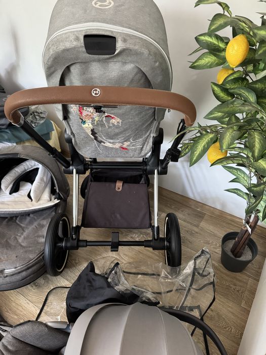 Cybex priam 3.0 koi 3w1 gratis tapicerka spring blossom