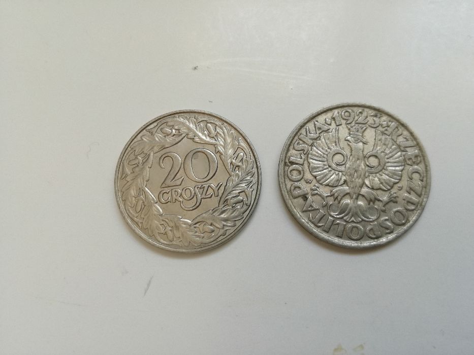 moneta 20gr groszy rok 1923