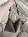 Сумка замш massimo dutti італія