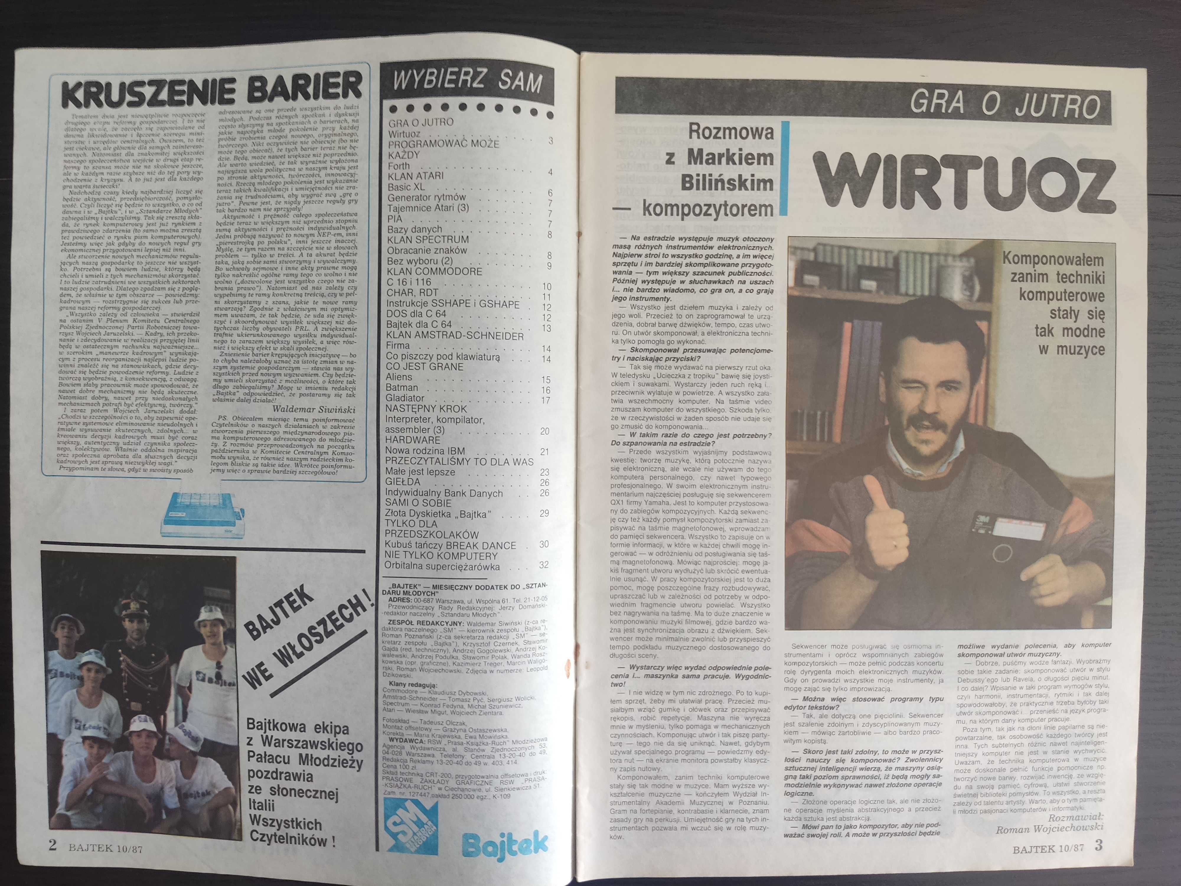 Bajtek - numer 10/1987