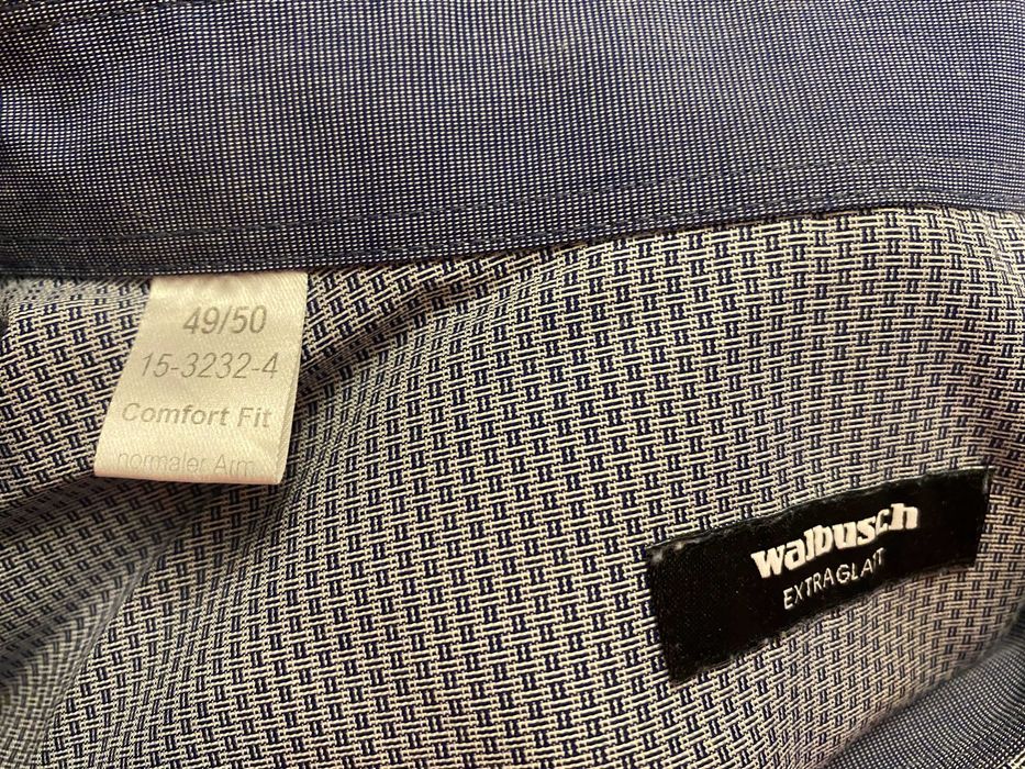 Koszula elegancka Walzbusch długim rękawem Roz. XXXL Kołnierzyk 49/50