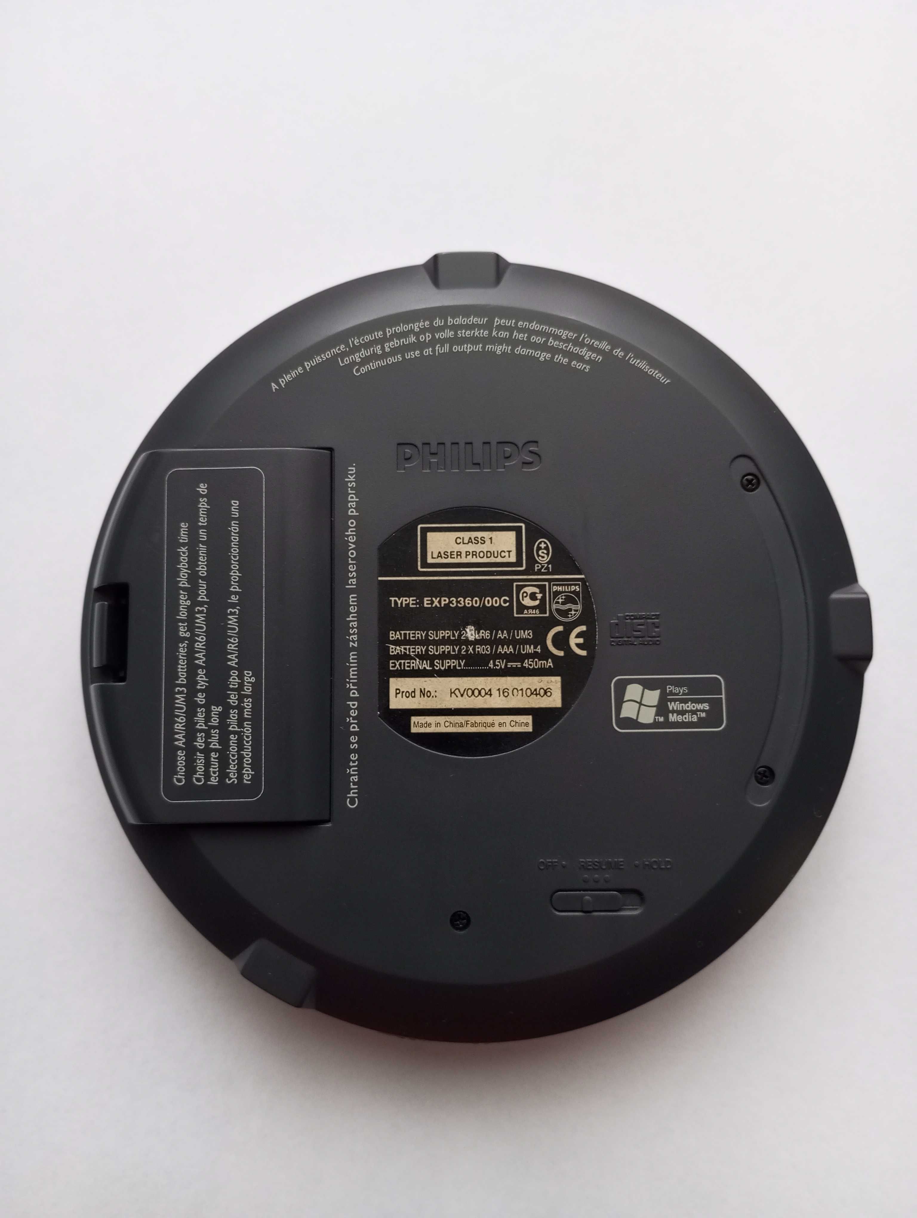 Discman Philips Przenośny Odtwarzacz CD MP3 Expanium