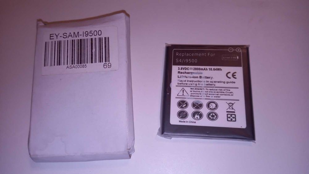 Bateria 3.8V Do Samsunga Galaxy S4 IV i9500 i9505 i337 M919 i545