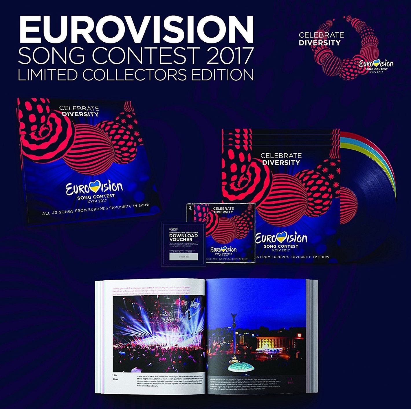 EUROWIZJA 2017 VINYL BOX Eurovision na prezent