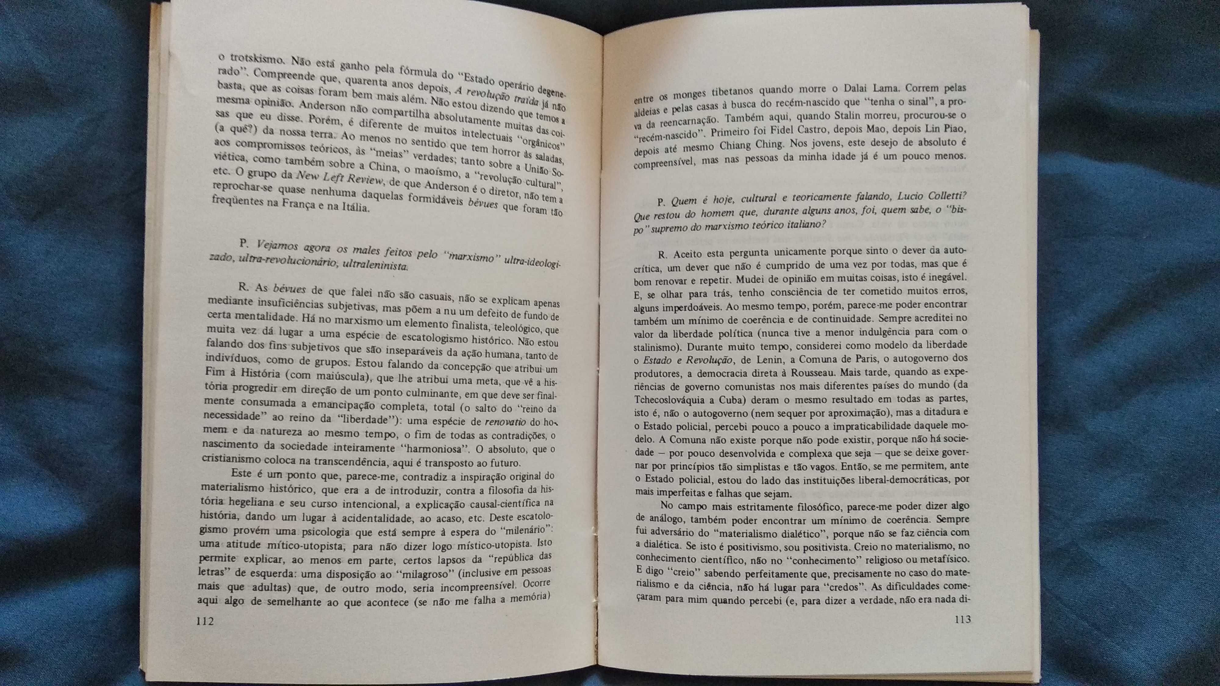 "Ultrapassando o Marxismo", de Lucio Colletti