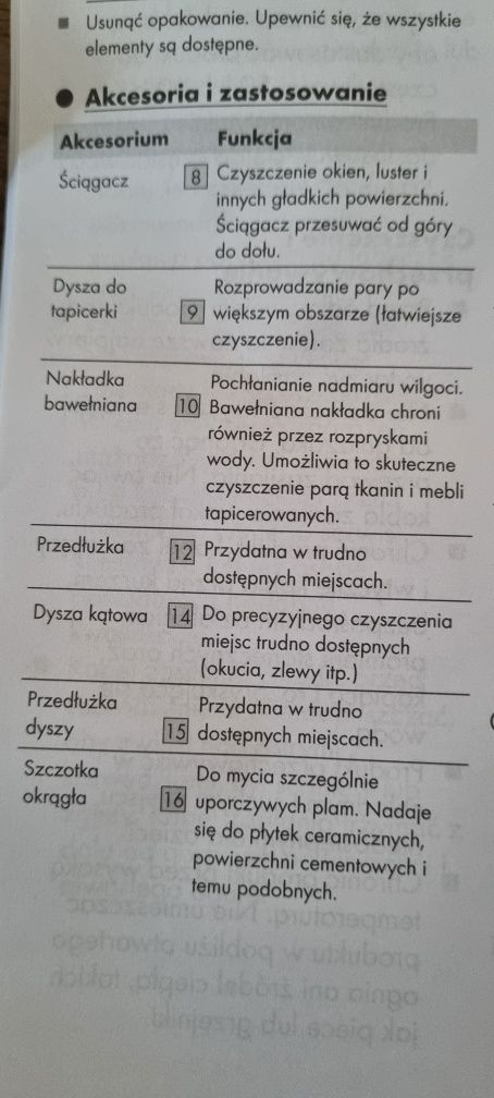 Ręczny odkurzacz parowy