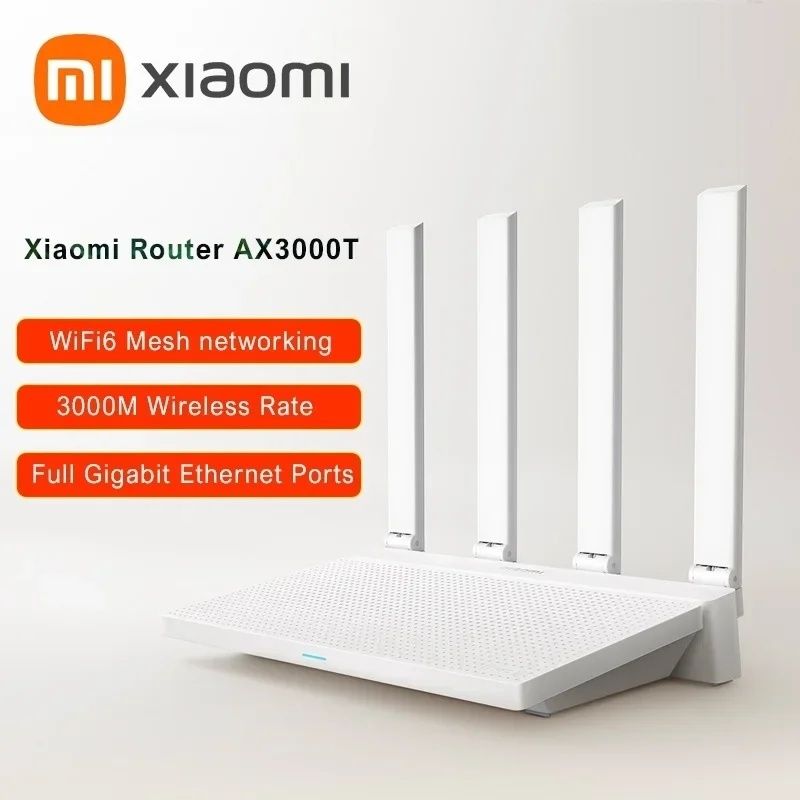 Роутер Xiaomi BE3600 WiFi 7, Xiaomi AX3000T WiFi 6