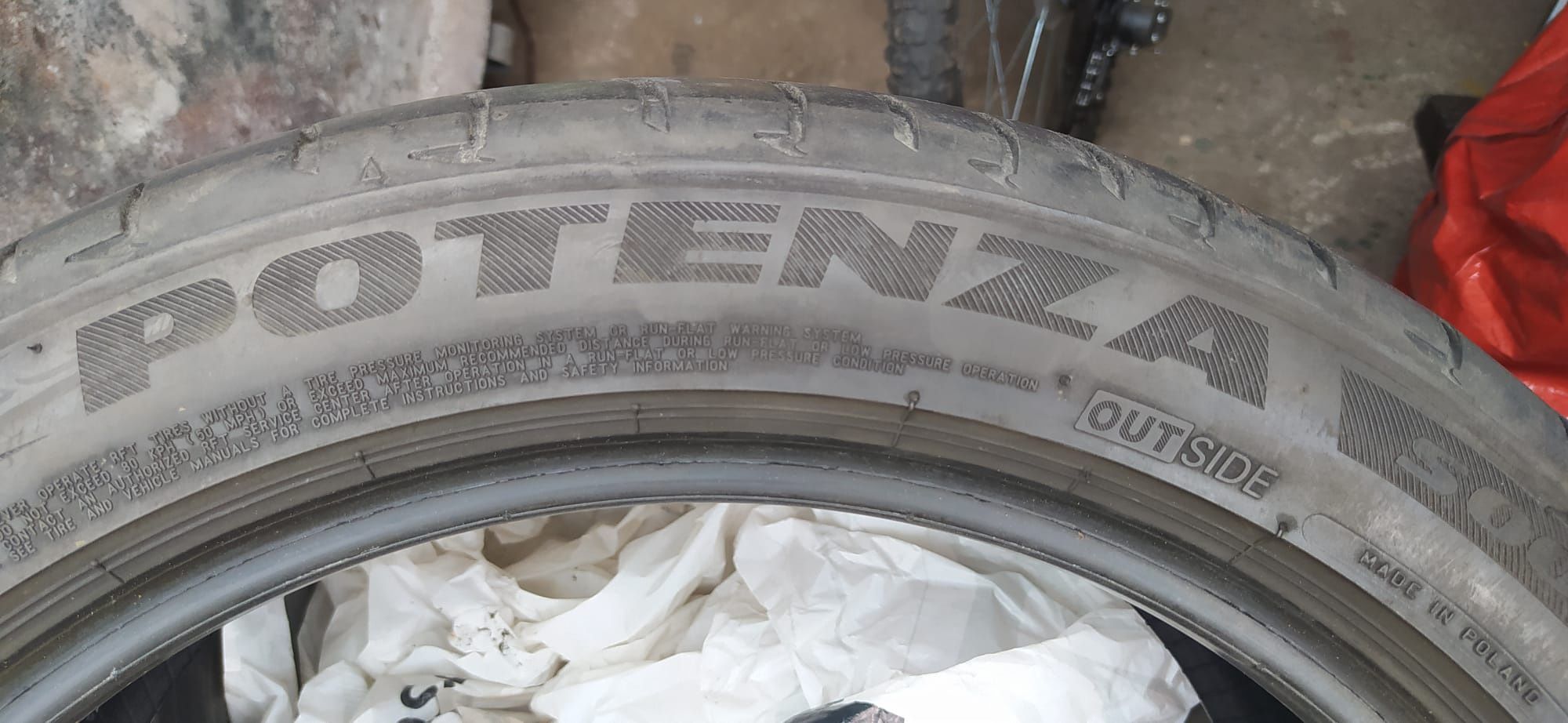 Opony letnie Bridgestone Potenza Sport  r.17,  225/45