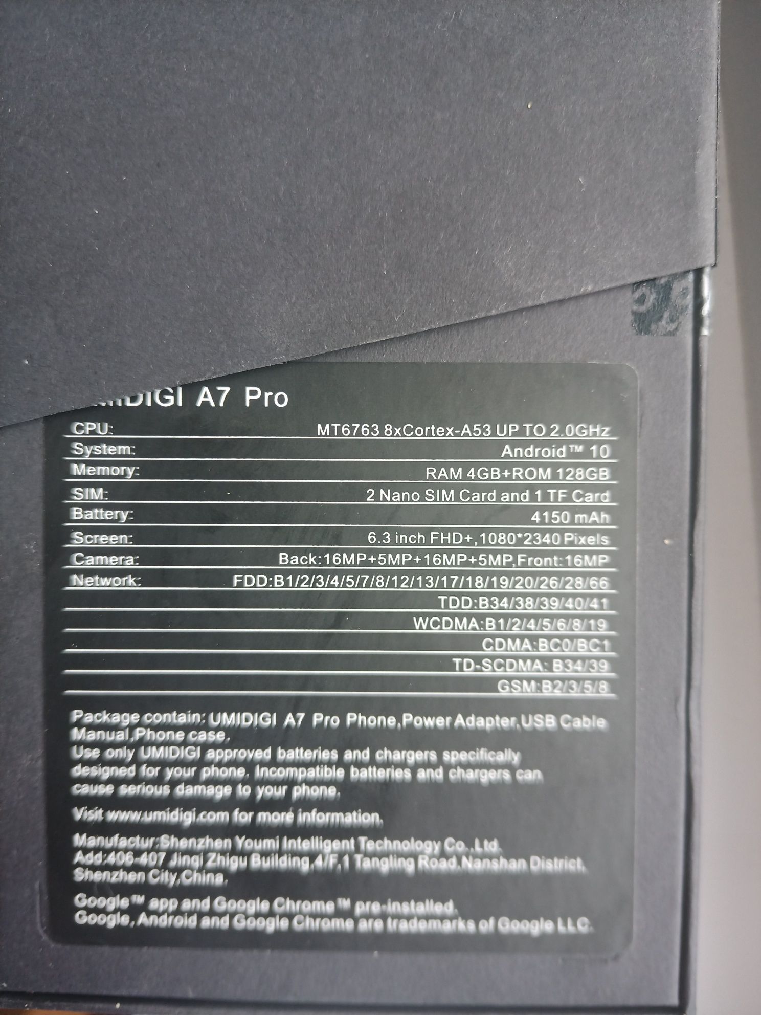 Umidigi A7 Pro. 4/128G