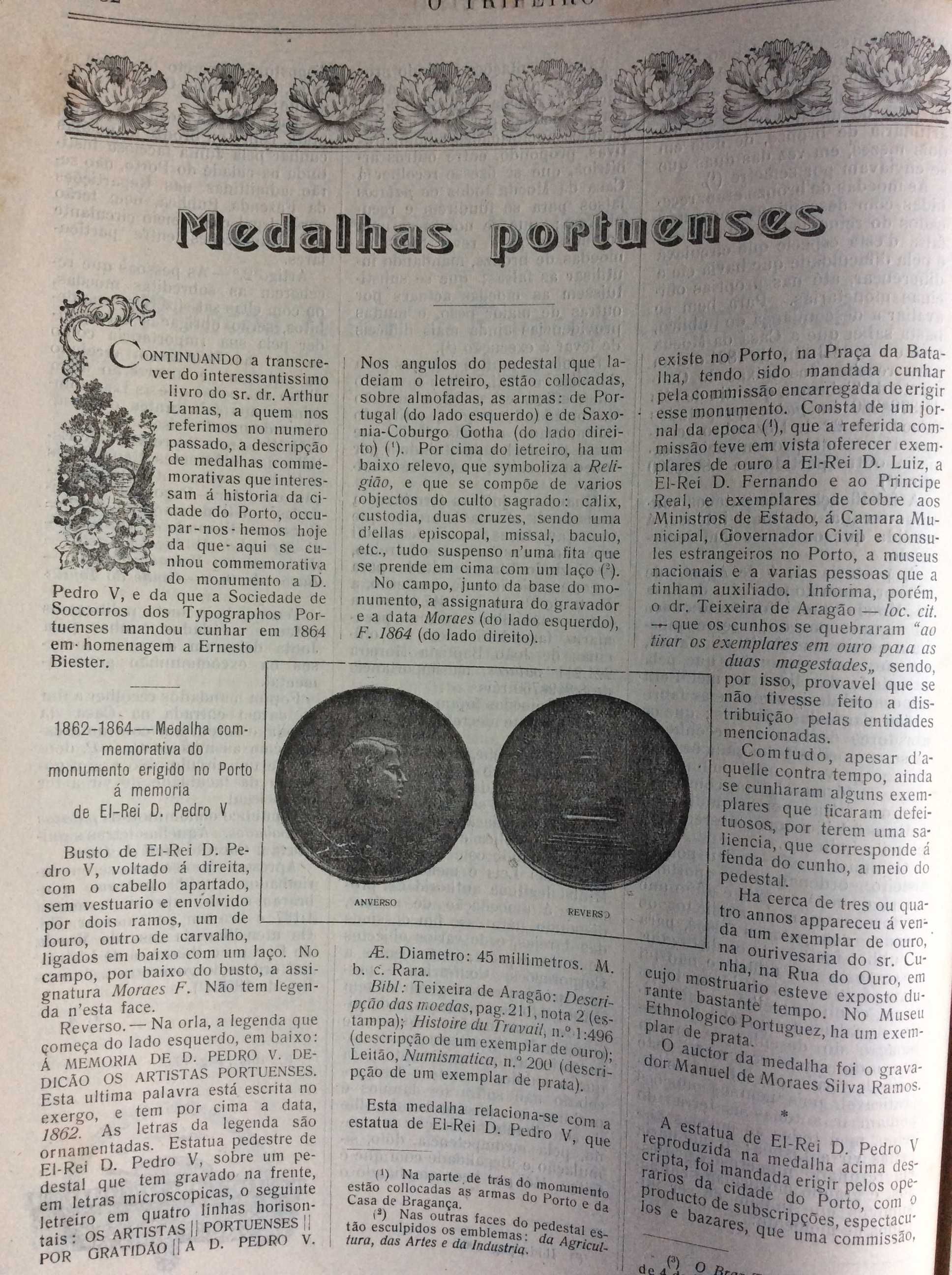 Um pouco da história do Porto e arredores, 1919. Edição escassa