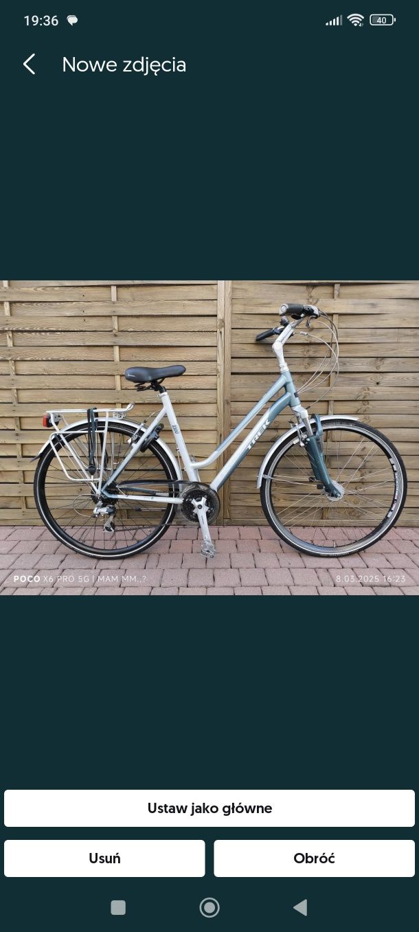 408 rower damski trekkingowy trek Navigator t 300 kross
