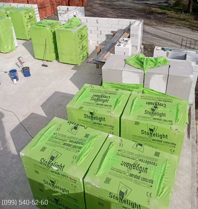 ГАЗОБЕТОН, ГАЗОБЛОК, Стоунлайт Бровари