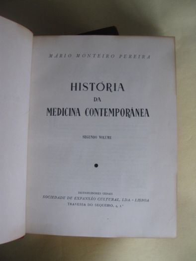 História da Medicina Contemporânea por Mário Monteiro Pereira