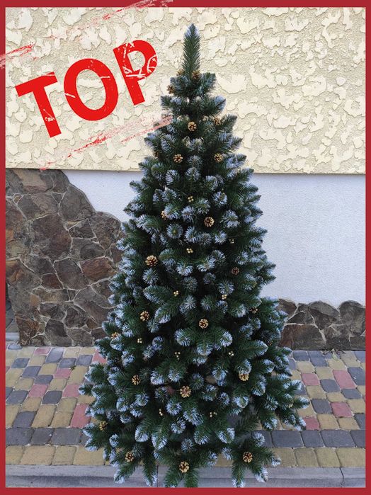 TOP ПРОДАЖ‼️ Ялинка штучна Кармен з шишками, елка искусственная