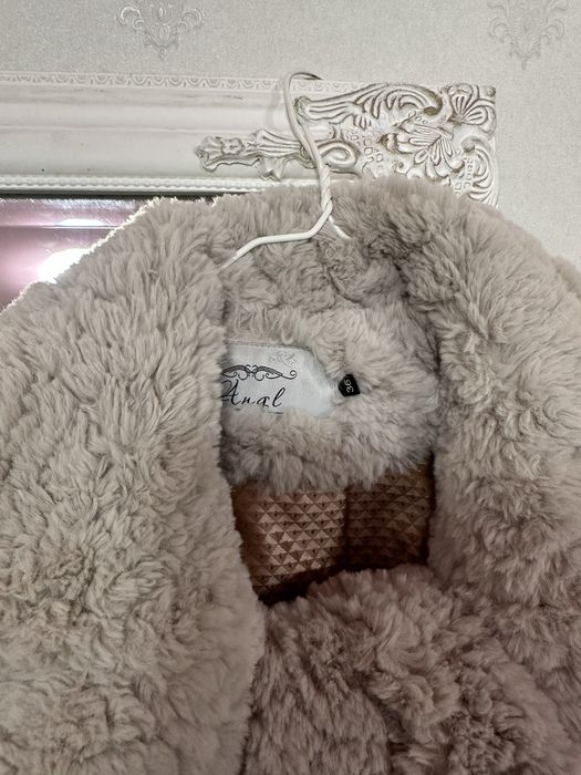 Шуба гарного сірого кольору