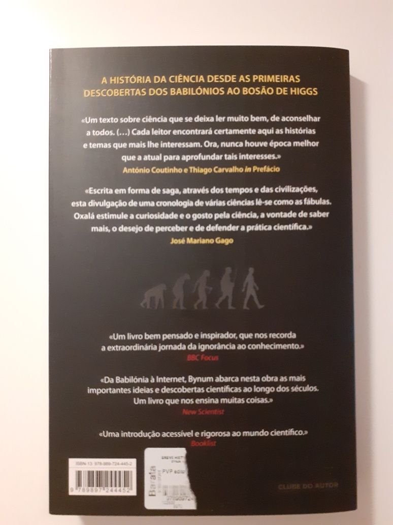 Livro Breve História da Ciência