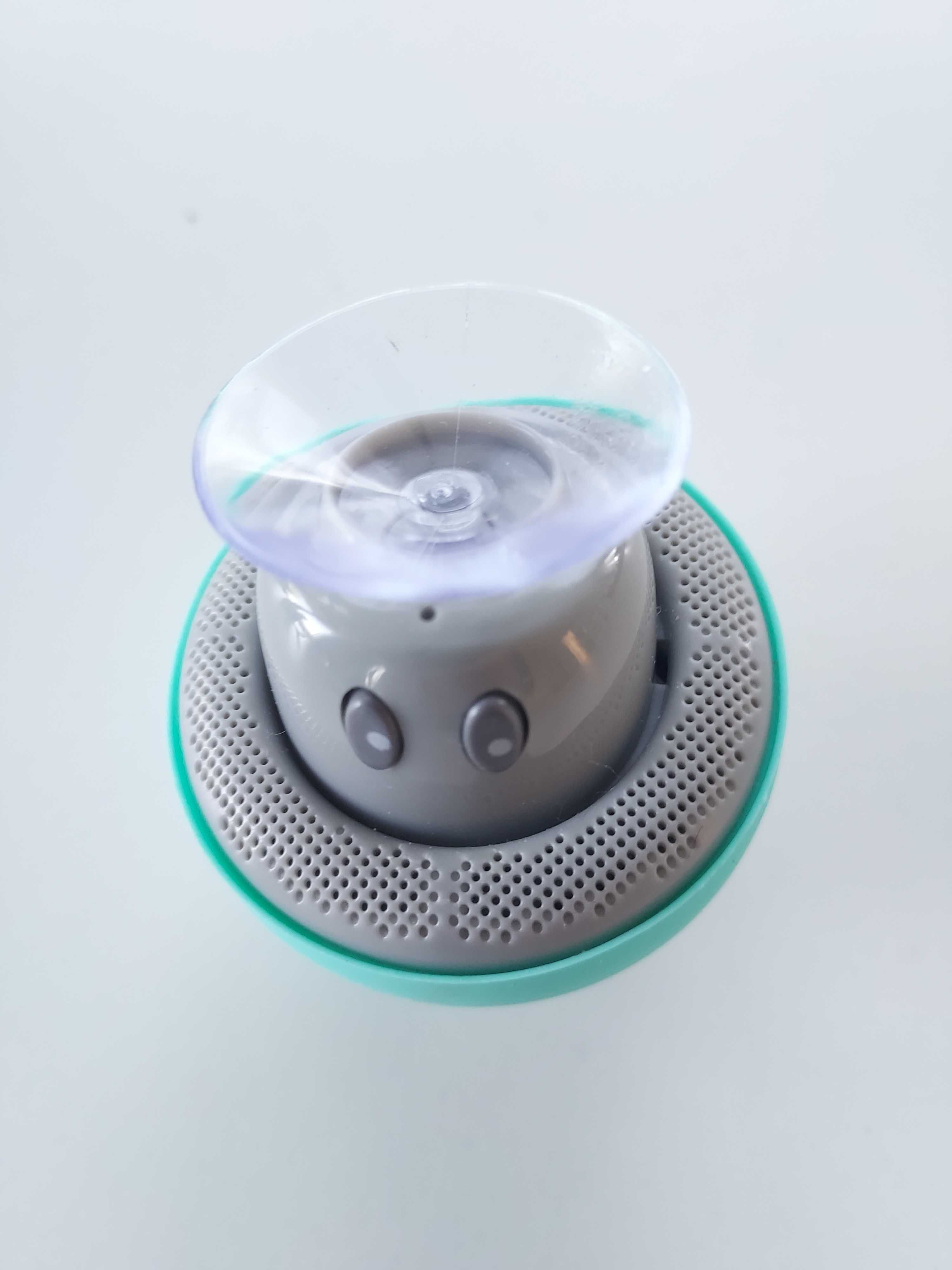 Głośnik Bluetooth grzybek z przyssawką i mikrofonem – miętowy