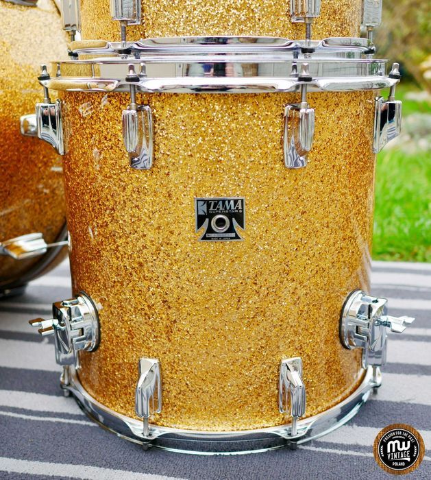 Perkusja Tama Superstar Vintage 22", 12", 14" Gold Sparkle ‼️
