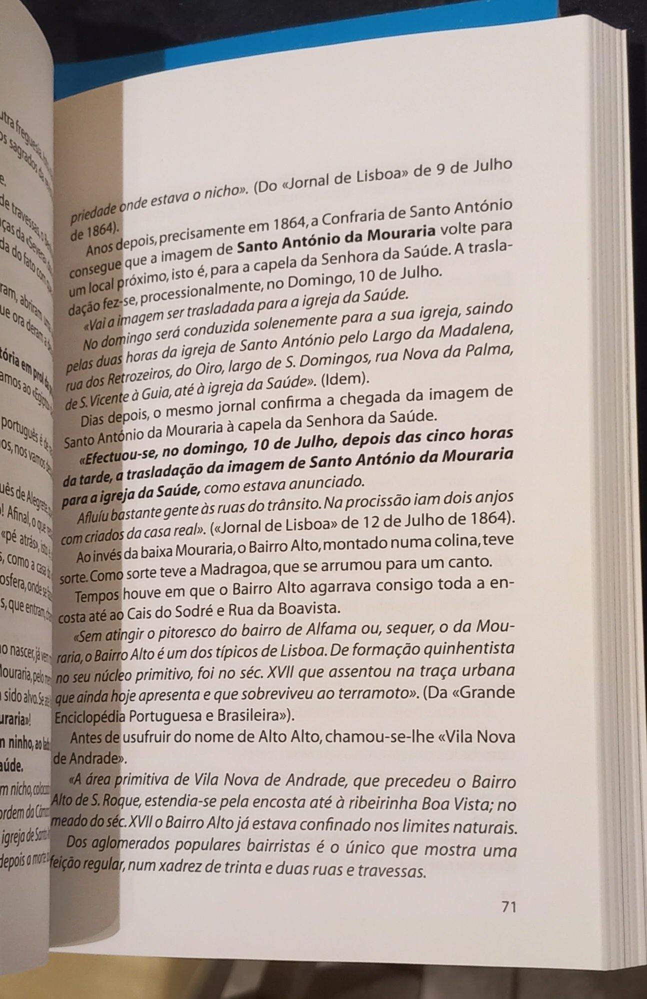 Livro sobre Lisboa, Seus Bairros, Arraiais e Marchas. PORTES GRÁTIS.