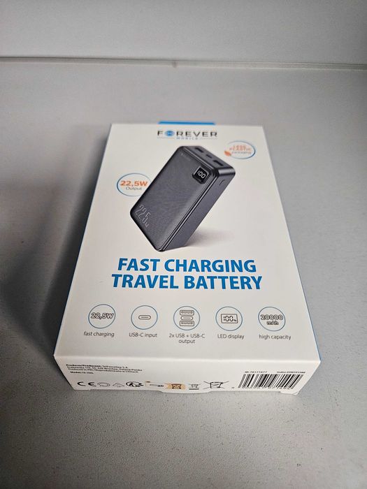 Powerbank 20000mAh 22,5w Forever Fast charging tarvel